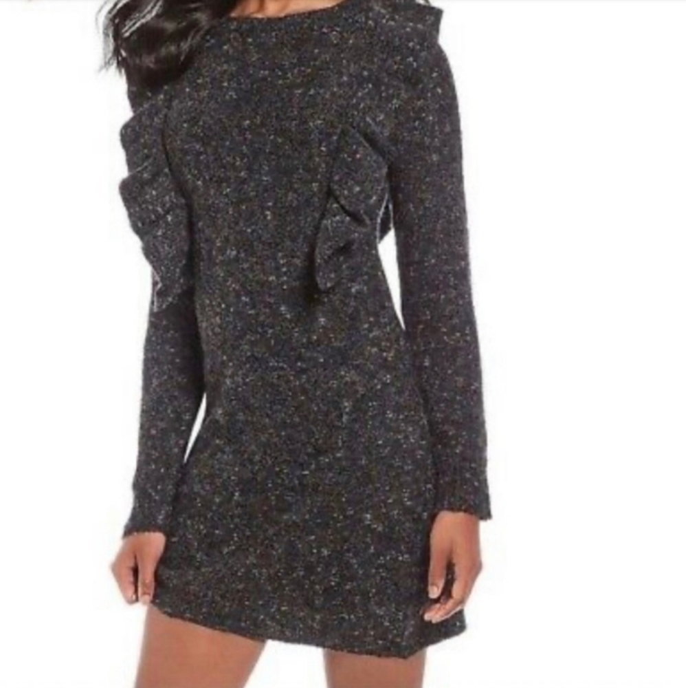 STUNNING EUC Chelsea & Violet Ruffle Sweater Dress!